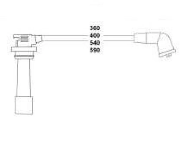 Mazda Bujı Kablosu Mazda 323 1.5 16v 94-98 - Hellux Hbk3540 ürün görseli 1