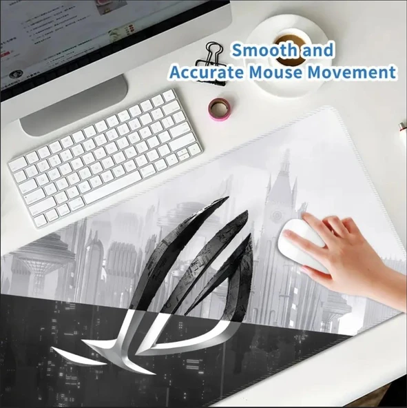SGE TEKNOLOJİ 85X34 CM OYUN MARKASI TEMALI KAYDIRMAZ TABAN SPEED YÜZEY OYUNCU MOUSE PAD GAMİNG - Resim 5
