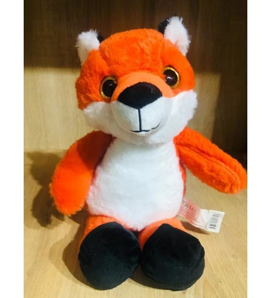 Sevimli Tilki Peluş 25 cm Yumuşak Oyuncak Peluş Tilki - Resim 2