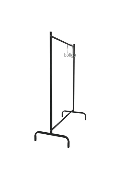 Bofigo Konfeksiyon Askısı Ayaklı Askılık Elbise Askılığı Siyah - Resim 6