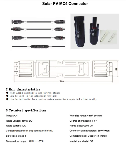 Urla Solar MC4 KONNEKTÖR -1500V - Resim 2