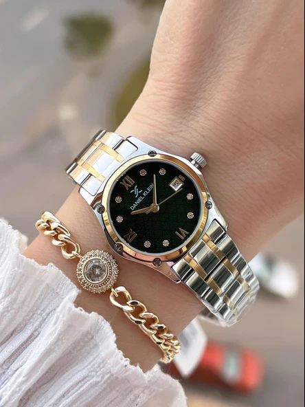 Daniel Klein Çelik Kordon 30 Mt Suya Dayanıklı Kadın Kol Saati+Bileklik BF.GF.14271.4 ürün görseli