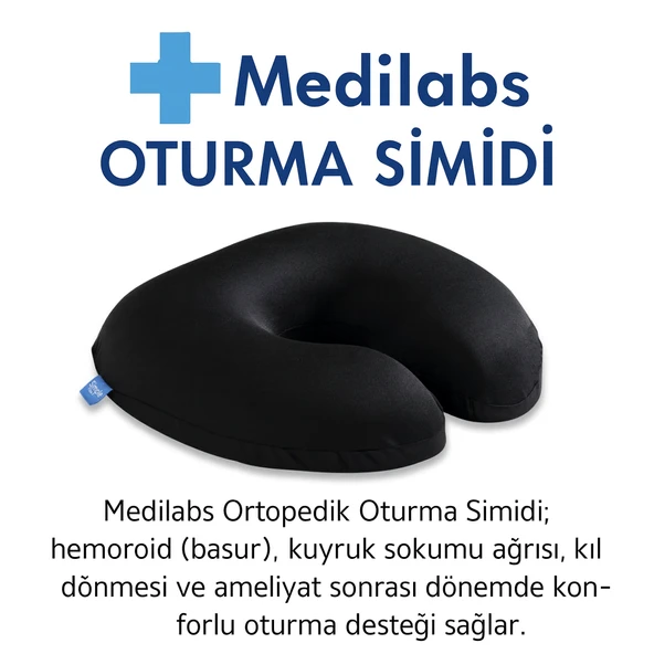 Medilabs Ortopedik Oturma Simidi  Hemoroid, Kuyruk Sokumu, Ameliyat Sonrası Ağrı İçin ürün görseli