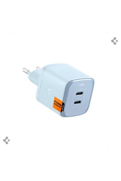 Spigen ArcStation Pro GaN 452 45W 2 Port USB-C Güç Adaptörü Sierra Blue ACH05156 ürün görseli