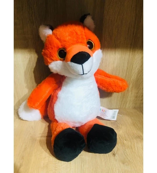 Sevimli Tilki Peluş 25 cm Yumuşak Oyuncak Peluş Tilki - Resim 3