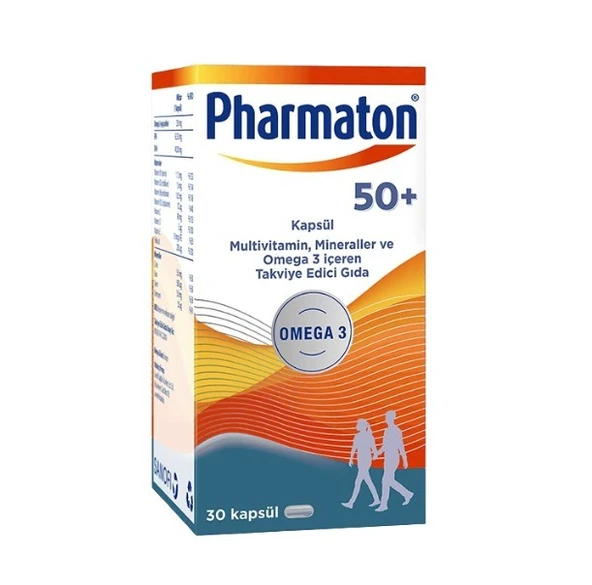 Pharmaton 50 Plus 30 Kapsül ürün görseli 1