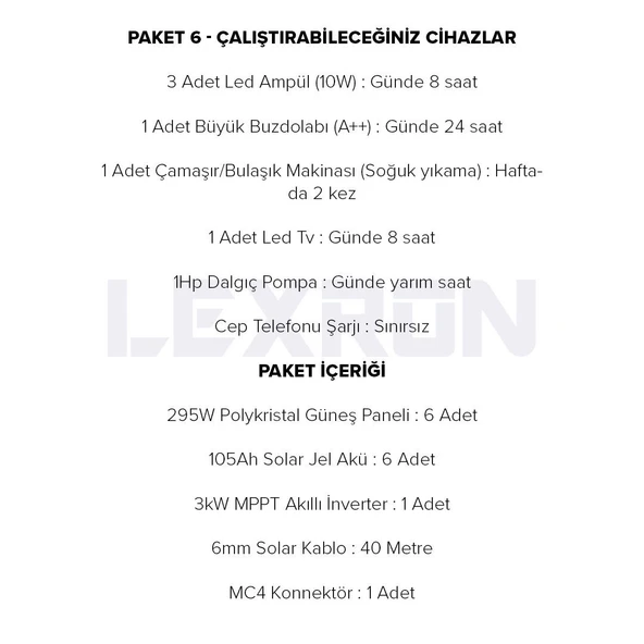 Urla Solar 3kW POLİKRİSTAL PAKET SİSTEM 2 (PAKET 6) - Resim 2
