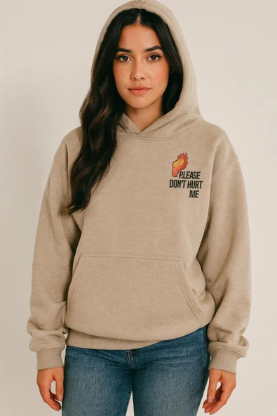 KOZİA OUTDOORS malkoçbey no7 baskılı kapüsonlu oversize unisex swetşhirt - Resim 2