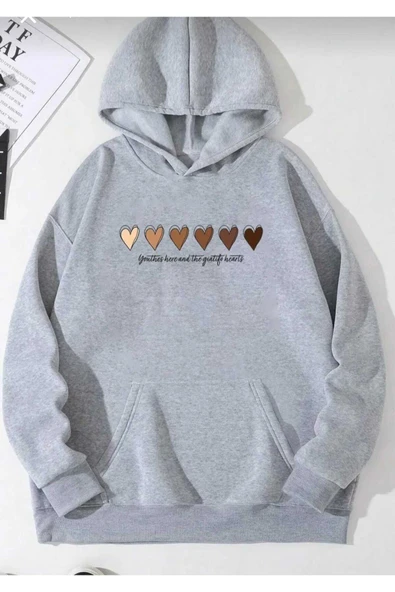 KOZİA OUTDOORS malkoçbey baskılı oversize unisex  swetşhirt - Resim 2