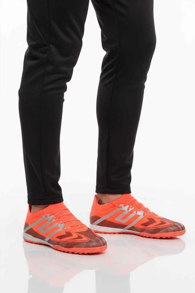 Playup Kırmızı Gümüş Bağcıklı Erkek Halı Saha Ayakkabısı MH-252-149 M ürün görseli