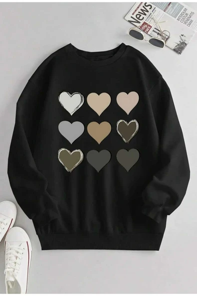 KOZİA OUTDOORS malkoçbey baskılı oversize unisex swetşhirt - Resim 2