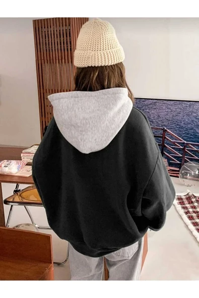 KOZİA OUTDOORS malkoçbey Suppose Baskılı Oversize Sweatshirt - Resim 3