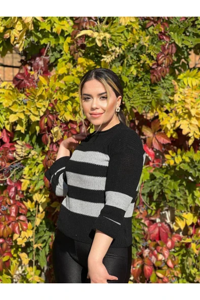 KOZİA OUTDOORS MALKOÇBEY SELANİK ÖRGÜ ÇİZGİLİ TRİKO KAZAK ürün görseli