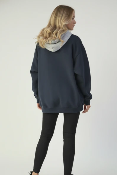 UNCİA OUTDOORS vengeance Suppose Baskılı Oversize Sweatshirt - Resim 3