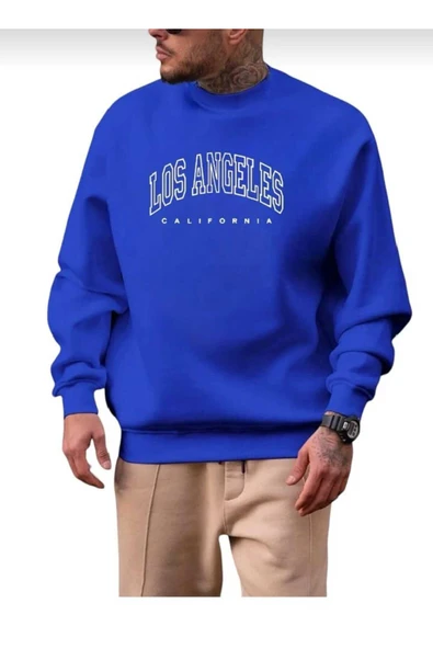 KOZİA OUTDOORS malkoçbey o yaka baskılı oversize unisex sweatşhirt - Resim 2