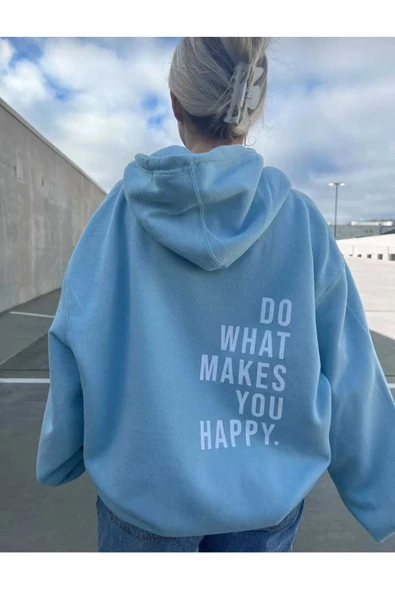 KOZİA OUTDOORS kapüşonlu oversize unisex sweatşhirt - Resim 3