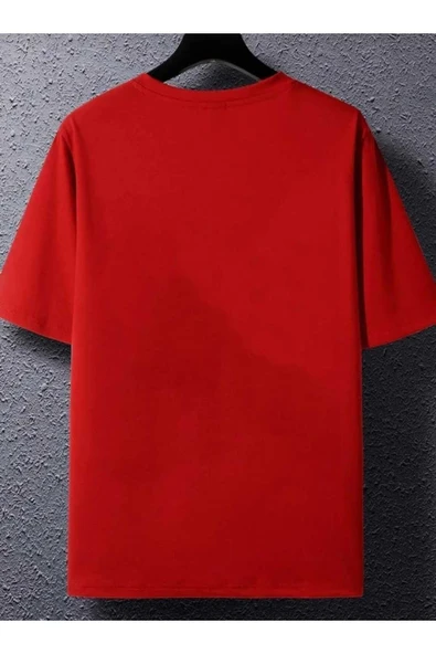 KOZİA OUTDOORS aya tırmanan astronot baskılı oversize basic o yaka unisex t-şhirt - Resim 2