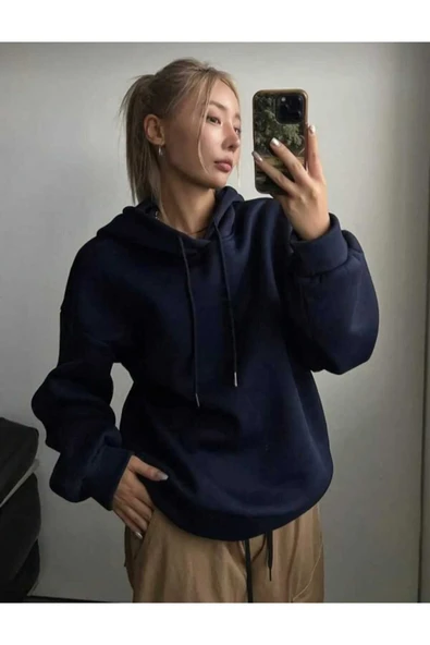 KOZİA OUTDOORS malkoçbey  your self sırt Baskılı  Kapüşonlu Sweatshirt - Resim 2