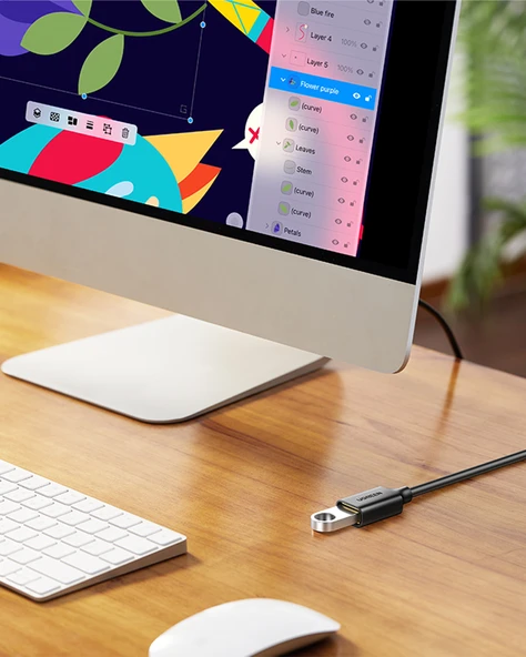 UGREEN USB 3.0 Uzatma Kablosu 1.5 Metre, Siyah, 30126 - Resim 11