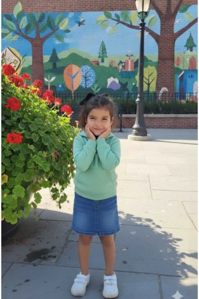 blackbonds sweatshirt renkli kapşonlu - Resim 5