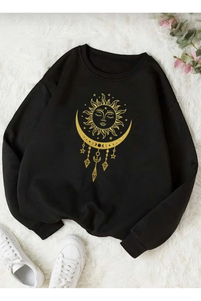 KOZİA OUTDOORS malkoçbey baskılı oversize unisex swetşhirt ürün görseli