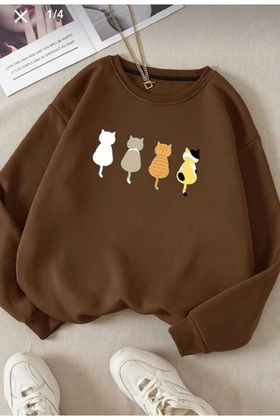 KOZİA OUTDOORS malkoçbey oyaka baskılı oversize unisex sweatşhirt ürün görseli