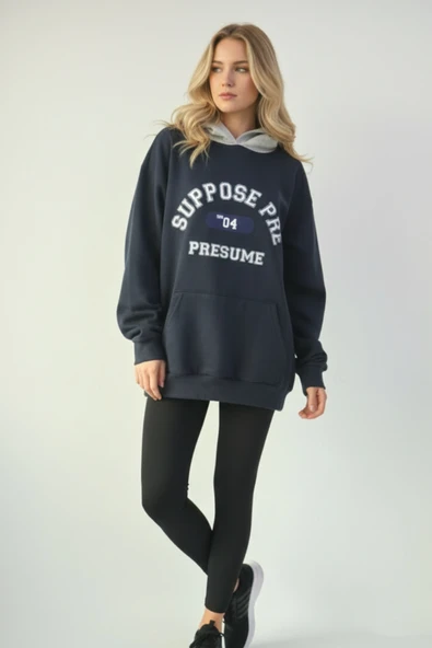 UNCİA OUTDOORS vengeance Suppose Baskılı Oversize Sweatshirt - Resim 2