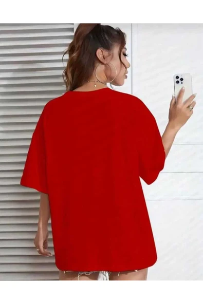 KOZİA OUTDOORS Brooklyn Yazı Baskılı Oversize Unisex Rahat Kalıp Basic Tişört - Resim 6