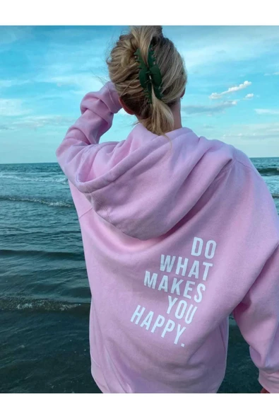 KOZİA OUTDOORS baskılı kapüşonlu unisex oversize sweatşhirt ürün görseli