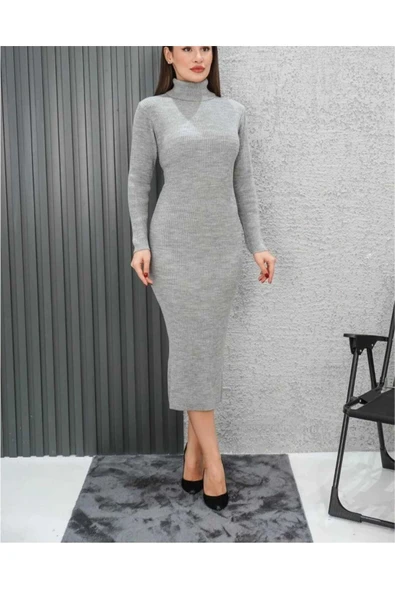 KOZİA OUTDOORS malkoçbey  Kadın  Dik Yaka Kaşkorse kalem elbise ( 130) cm - Resim 2