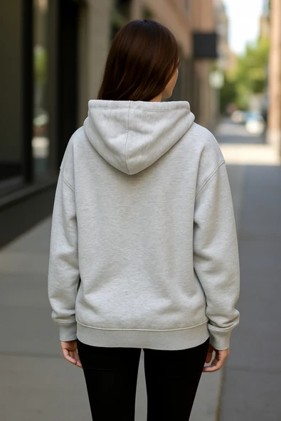 KOZİA OUTDOORS vengeance baskılı oversize unisex swetşhirt - Resim 3