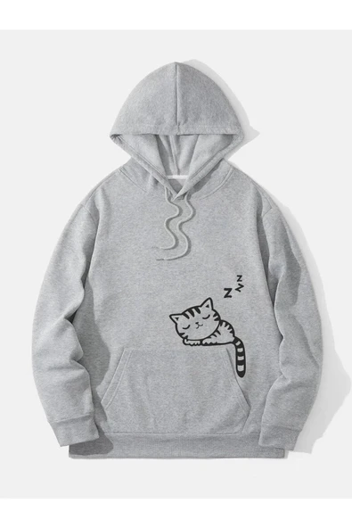 blackbonds kedi Oversize Sweatshirt - Resim 2