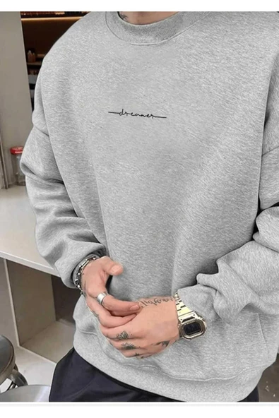 KOZİA OUTDOORS baskılı oyaka  unisex oversize sweatşhirt - Resim 2