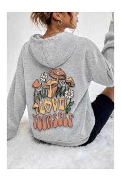 KOZİA OUTDOORS malkoçbey baskılı oversize unisex swetşhirt - Resim 2