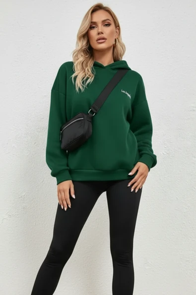 KOZİA OUTDOORS KAPÜŞONLU OVERSİZE UNİSEX SWEATŞHİRT ürün görseli