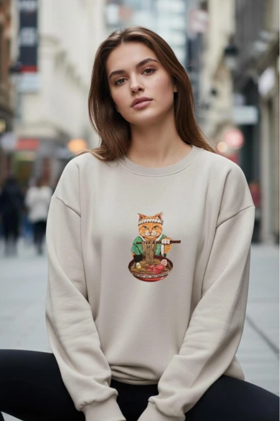 blackbonds unisex bisiklet yaka rekli sweatşhirt - Resim 3