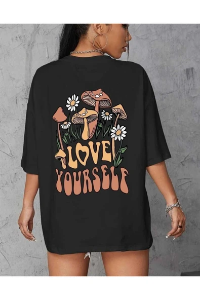 KOZİA OUTDOORS malkoçbey love yourself baskılı t-şhirt - Resim 6