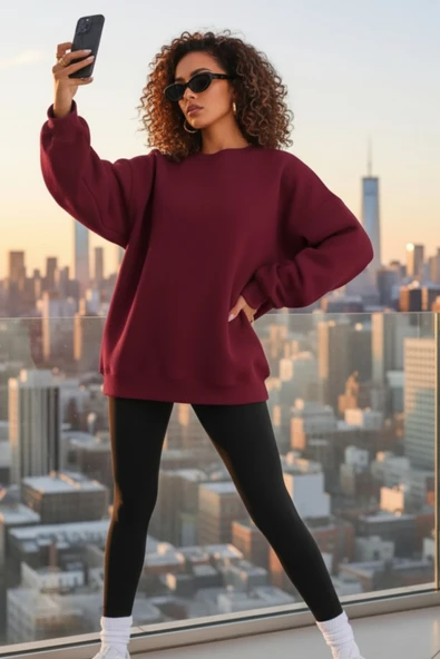 UNCİA OUTDOORS vengeance  oyaka  oversize unisex sweatşhirt - Resim 3