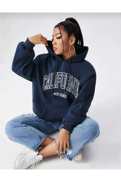 KOZİA OUTDOORS malkoçbey kapüşonlu oversize unisex sweatşhirt - Resim 5