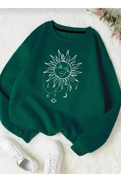 KOZİA OUTDOORS O YAKA OVERSİZE UNİSEX SWEATŞHİRT - Resim 3