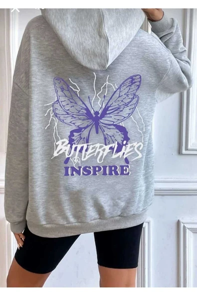 KOZİA OUTDOORS malkoçbey baskılı oversize unisex swetşhirt - Resim 2