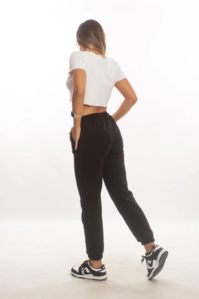 blackbonds Kadın Gri Eşofman Altı - Resim 9