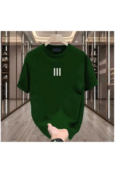 KOZİA OUTDOORS MALOÇBEY 3 çizgi baskılı oversize unisex basic o yaka t-şhirt - Resim 6