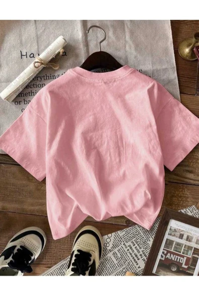 KOZİA OUTDOORS malkoçbey çilek baskılı oversize unisex basic t-şhirt - Resim 2