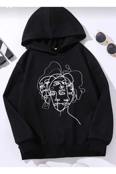 KOZİA OUTDOORS malkoçbey baskılı oversize unisex swetşhirt - Resim 7