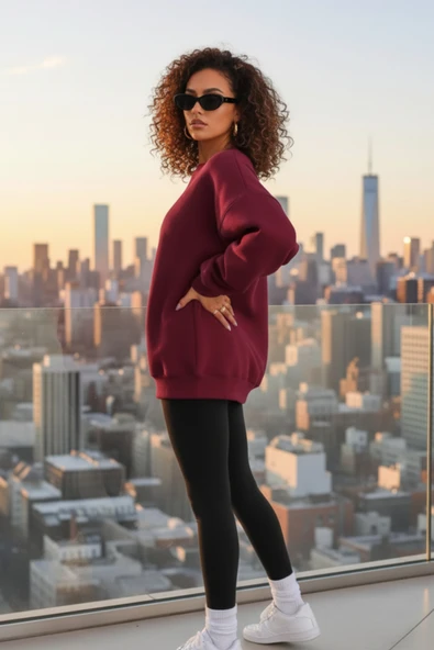 UNCİA OUTDOORS vengeance  oyaka  oversize unisex sweatşhirt ürün görseli