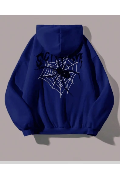 KOZİA OUTDOORS Baskılı Kapüşonlu Oversize Erkek Sweatshirt - Resim 2