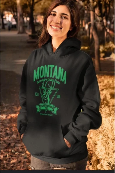 KOZİA OUTDOORS malkoçbey baskılı oyaka oversize unisex swetşhirt - Resim 3