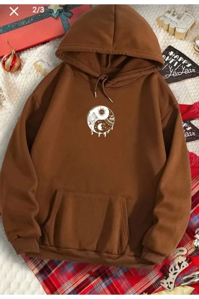 KOZİA OUTDOORS malkoçbey baskılı oversize unisex swetşhirt - Resim 5