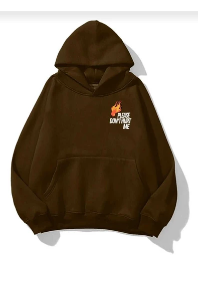 KOZİA OUTDOORS malkoçbey no7 baskılı kapüsonlu oversize unisex swetşhirt - Resim 6